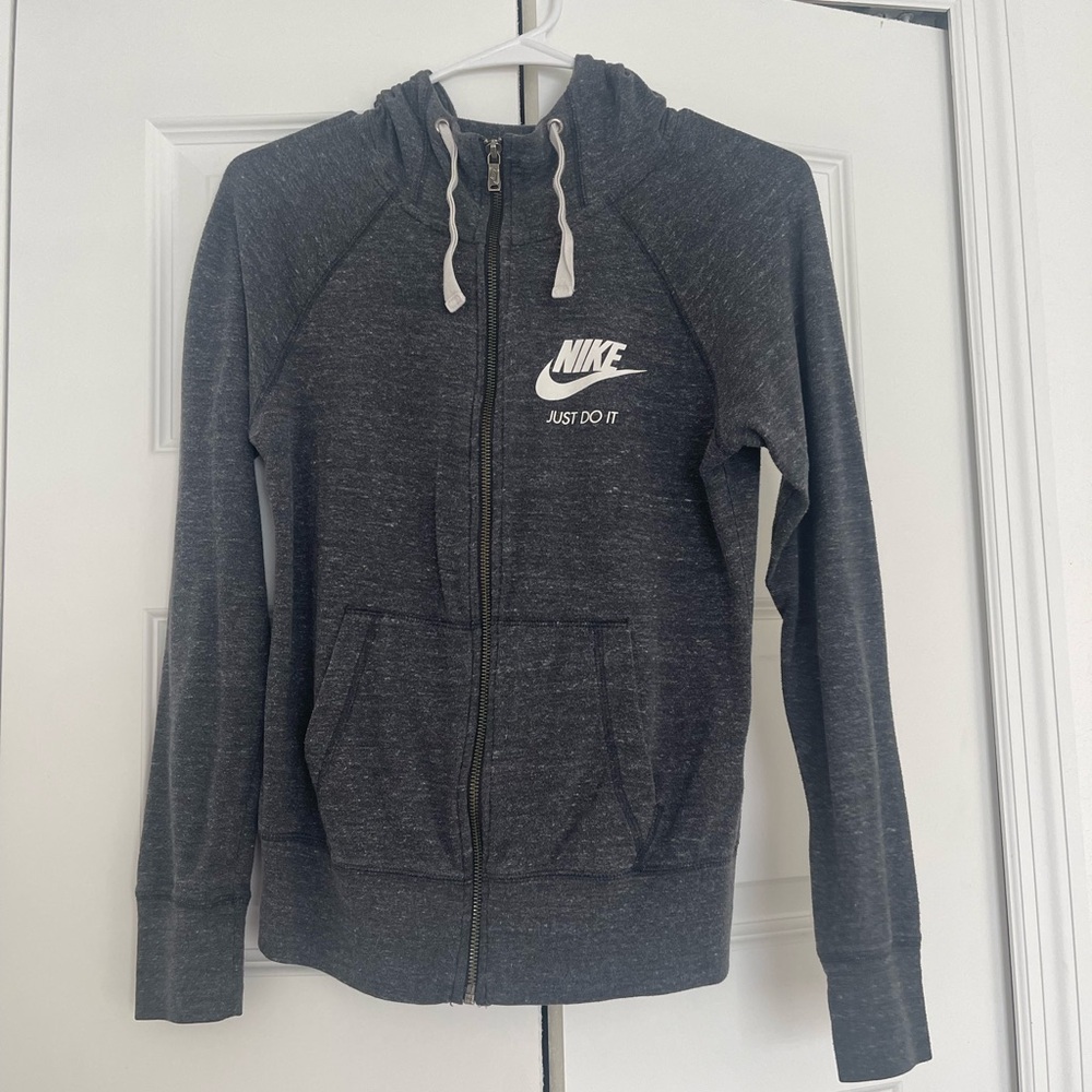 Nike Charcoal Full-Zip Hoodie